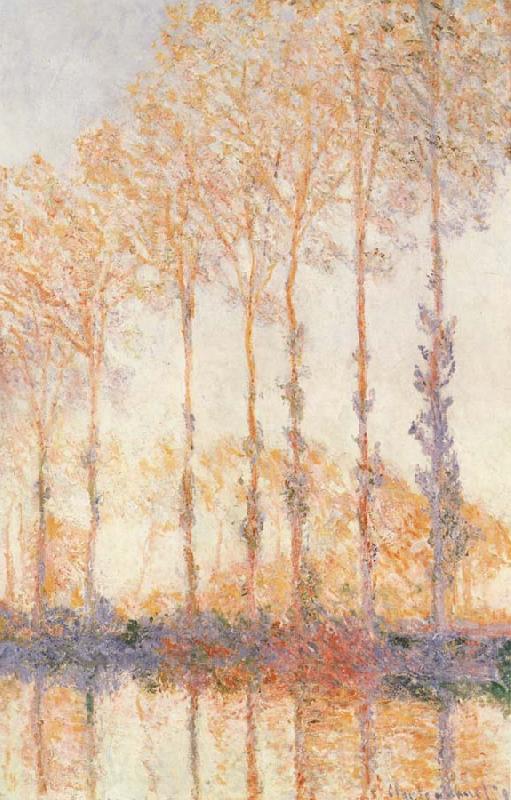 Claude Monet Peupliers an Bourd de l-Epte Norge oil painting art